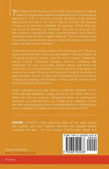 The History of the Decline and Fall of the Roman Empire Vol. III