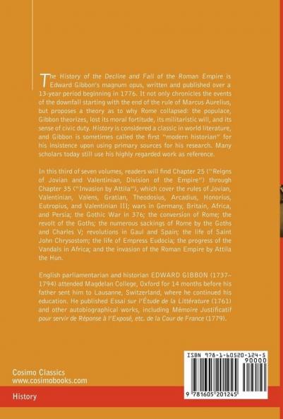 The History of the Decline and Fall of the Roman Empire Vol. III