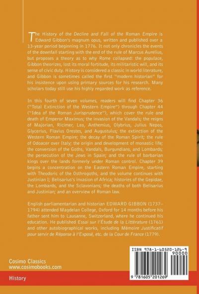 The History of the Decline and Fall of the Roman Empire Vol. IV: 4