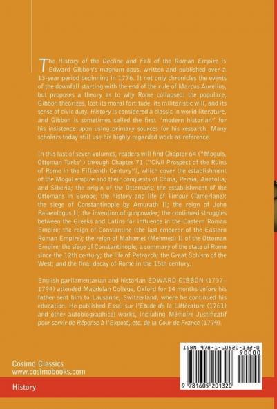 The History of the Decline and Fall of the Roman Empire Vol. VII