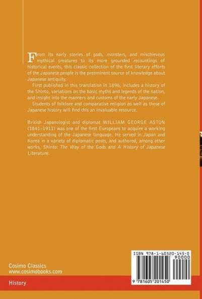 Nihongi: Volume I - Chronicles of Japan from the Earliest Times to A.D. 697