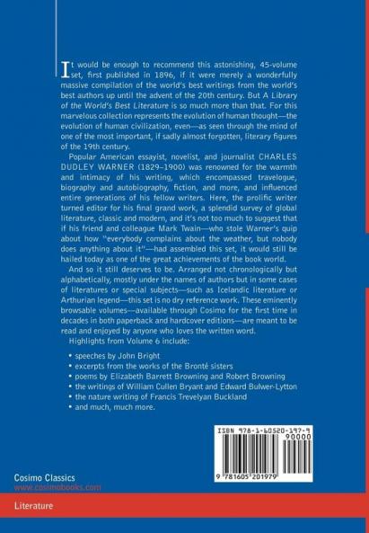 A Library of the World's Best Literature - Ancient and Modern - Vol. VI (Forty-Five Volumes); Brantome - Bulwer