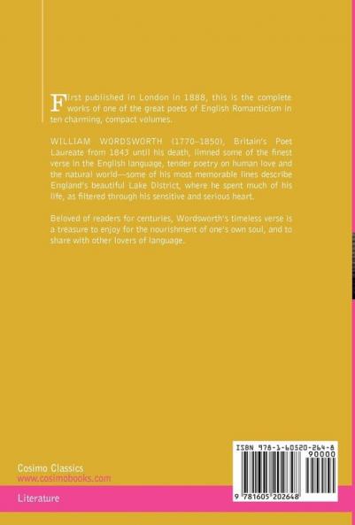 The Complete Poetical Works of William Wordsworth in Ten Volumes - Vol. IX: Last Poems: 9