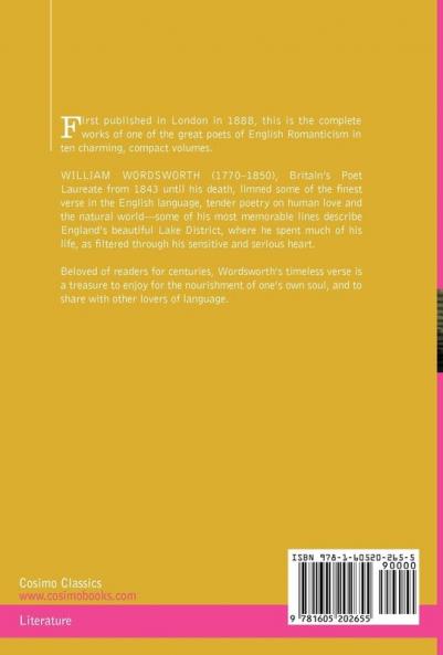 The Complete Poetical Works of William Wordsworth in Ten Volumes - Vol. X: Prefatory Essays and Notes: 10