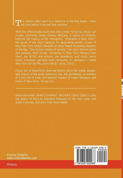 New York by Sunlight and Gaslight: A Work Descriptive of the Great American Metropolis