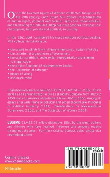 Considerations on Representative Government