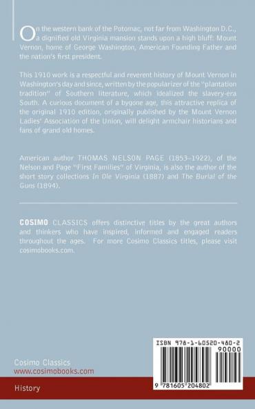Mount Vernon and Its Preservation: 1858-1910