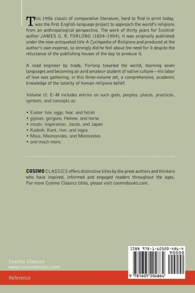 Encyclopedia of Religions - In Three Volumes Vol. II: E-M: 2