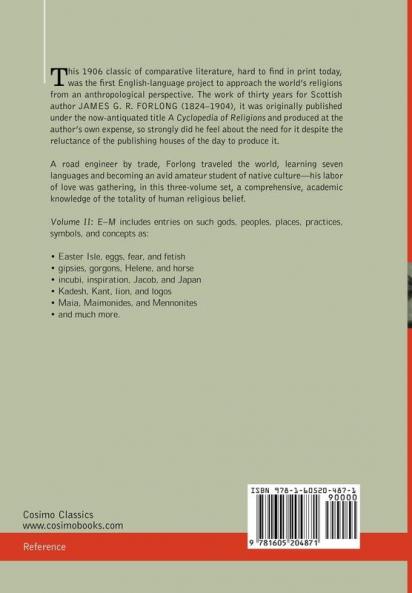 Encyclopedia of Religions - In Three Volumes Vol. II: E-M