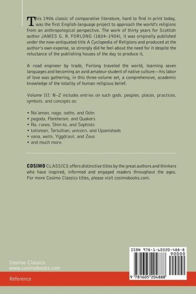 Encyclopedia of Religions - In Three Volumes Vol. III: N-Z: 3