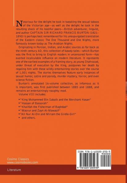 Arabian Nights in 16 Volumes: Vol. VIII: 8