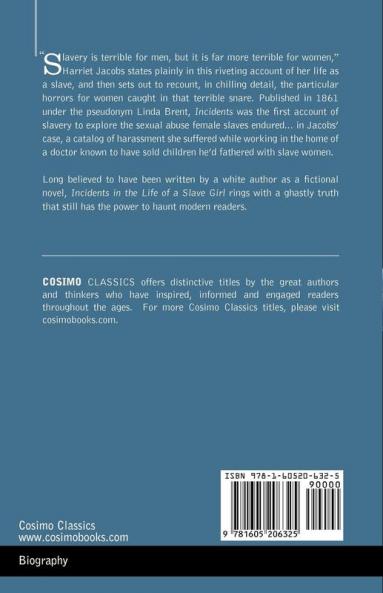 Incidents in the Life of a Slave Girl (Cosimo Classics Biography)