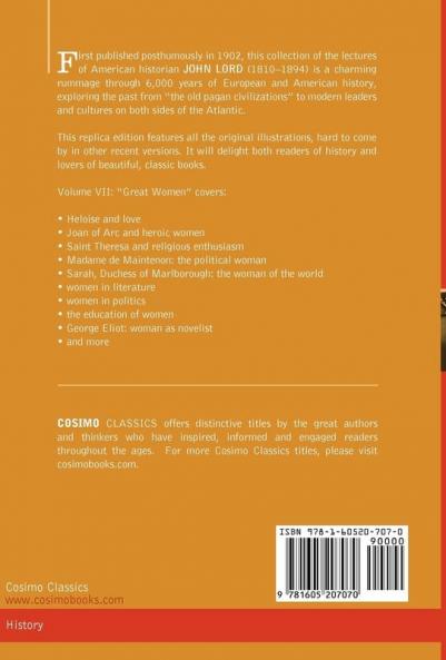 Beacon Lights of History Vol. VII: Great Women (in 15 Volumes)