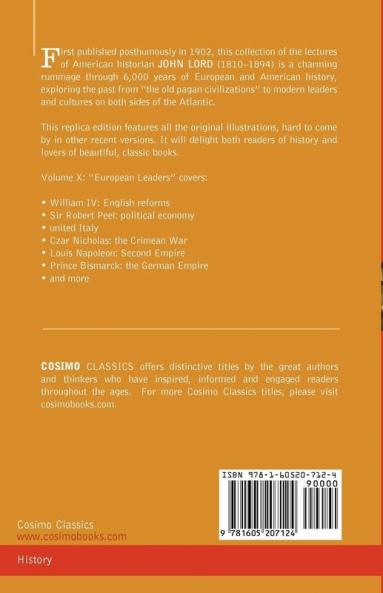 Beacon Lights of History Vol. X: European Leaders (in 15 Volumes): 10