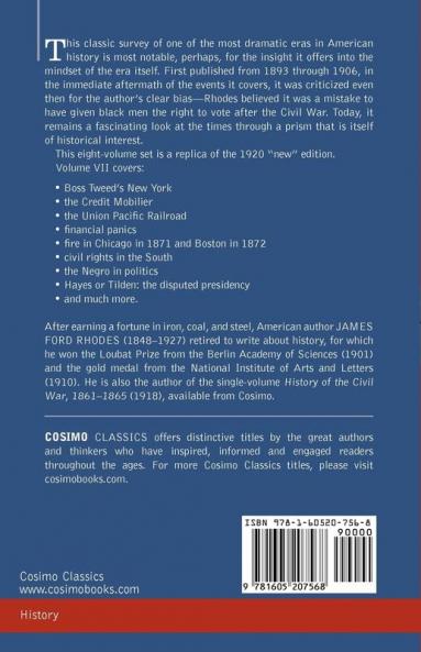 History of the United States: From the Compromise of 1850 to the Mckinley-bryan Campaign of 1896 (7)