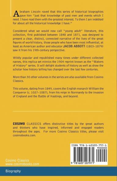 History of William the Conqueror: Makers of History