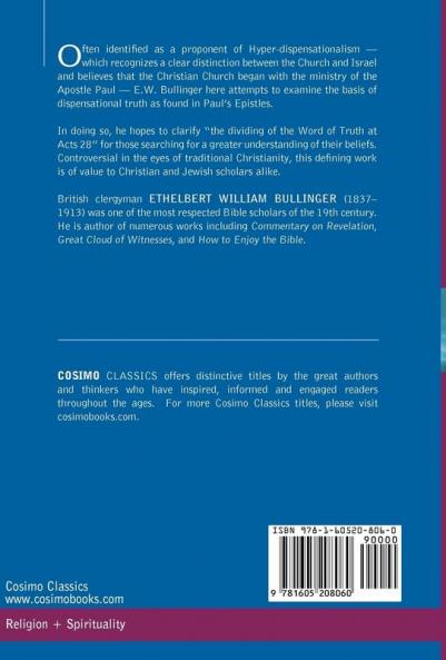 Foundations of Dispensational Truth