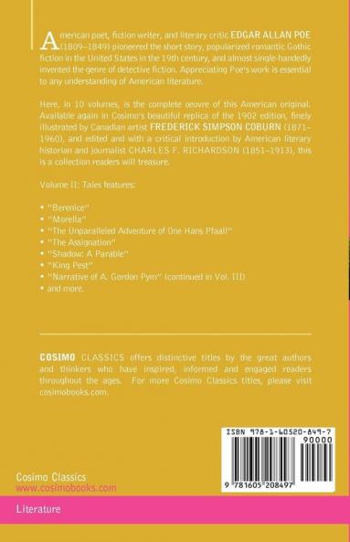 The Complete Works of Edgar Allan Poe Vol. II (in Ten Volumes): Tales: 2