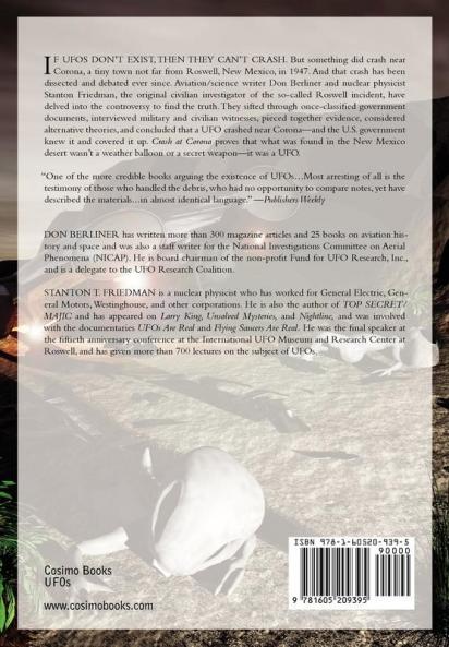 Crash at Corona: The U.S. Military Retrieval and Cover-Up of a UFO - The Definitive Study of the Roswell Incident