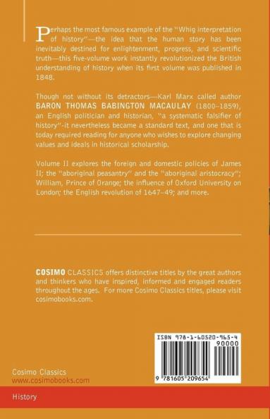 The History of England from the Accession of James II Vol. II (in Five Volumes): 2