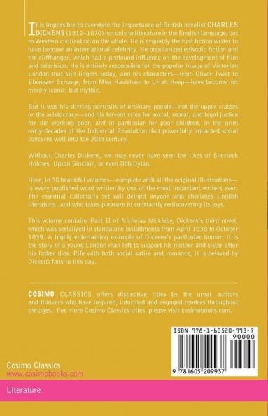 The Complete Works of Charles Dickens (in 30 Volumes Illustrated): Nicholas Nickleby Vol. II