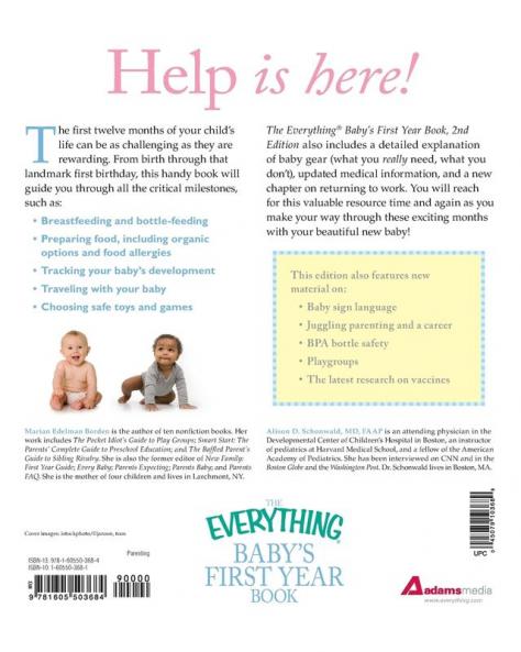 The Everything Baby's First Year Book