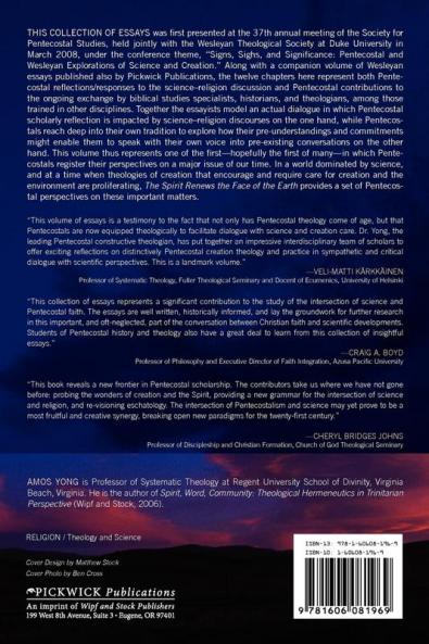 The Spirit Renews the Face of the Earth