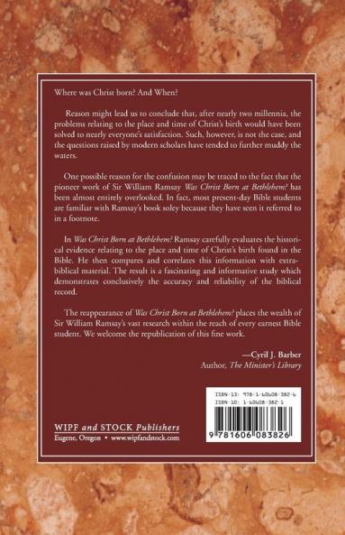 Was Christ Born at Bethlehem?: A Study on the Credibility of St. Luke
