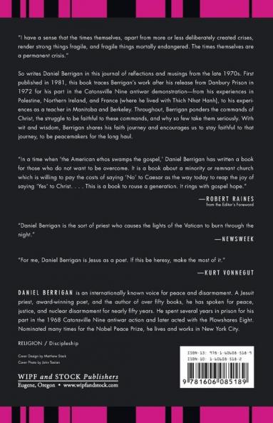 Ten Commandments for the Long Haul (Daniel Berrigan Reprint)