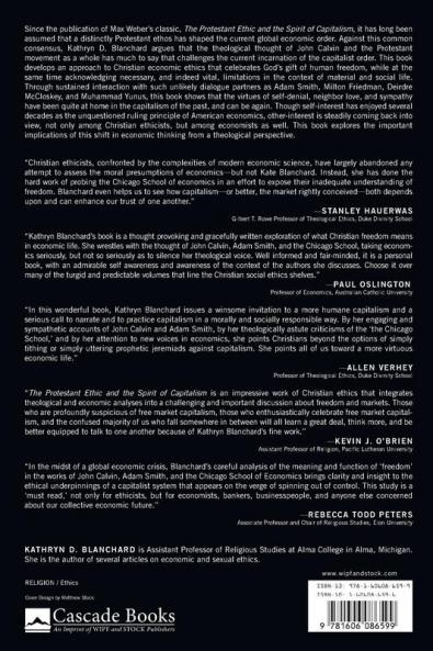 The Protestant Ethic or the Spirit of Capitalism: Christians Freedom and Free Markets