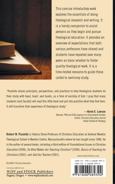 Doing Theological Research: An Introductory Guide for Survival in Theological Education