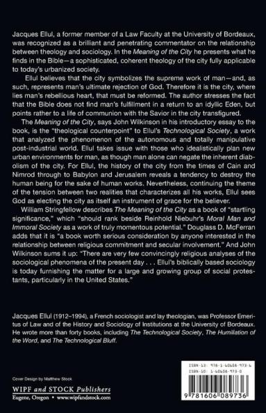 The Meaning of the City