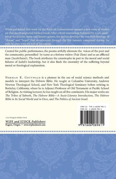 Studies in the Book of Lamentations: 14 (Scm's Studies in Biblical Theology First)