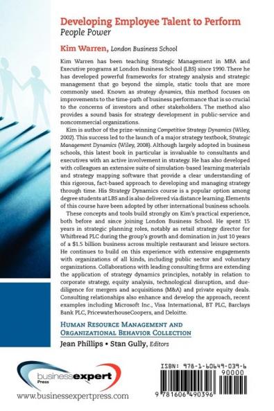 Developing Employee Talent to Perform