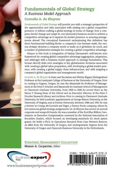 Fundamentals of Global Strategy
