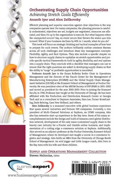 Orchestrating Supply Chain Opportunities