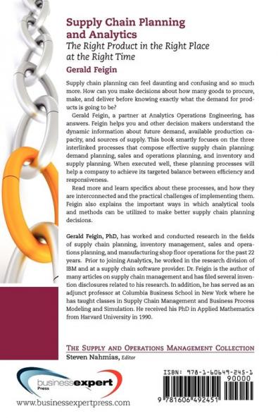 Supply Chain Planning and Analytics