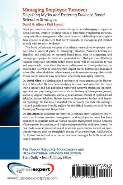 Managing Employee Turnover
