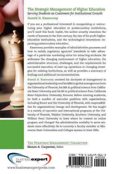 The Strategic Management of Higher Education Institutions