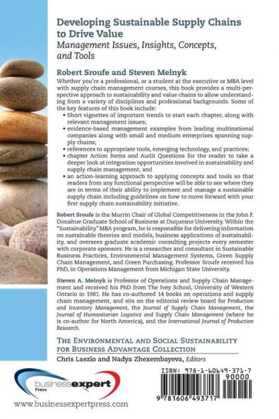 Developing Sustainable Supply Chains to Drive Value