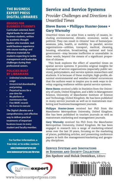 Service and Service Systems