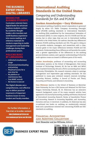 International Auditing Standards in the United States