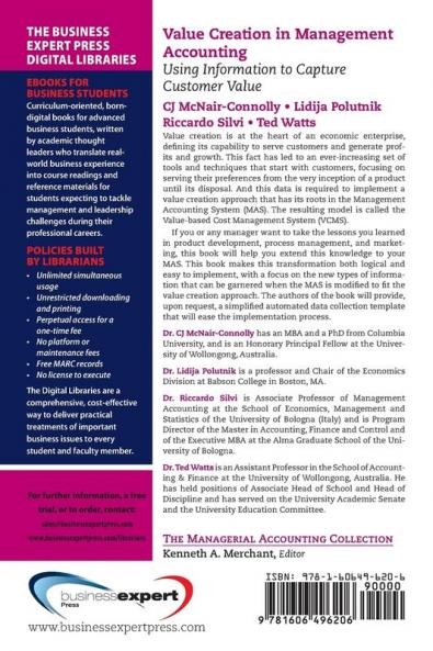 Value Creation in Management Accounting