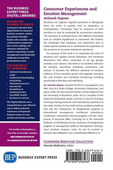 Consumer Experiences and Emotion Management
