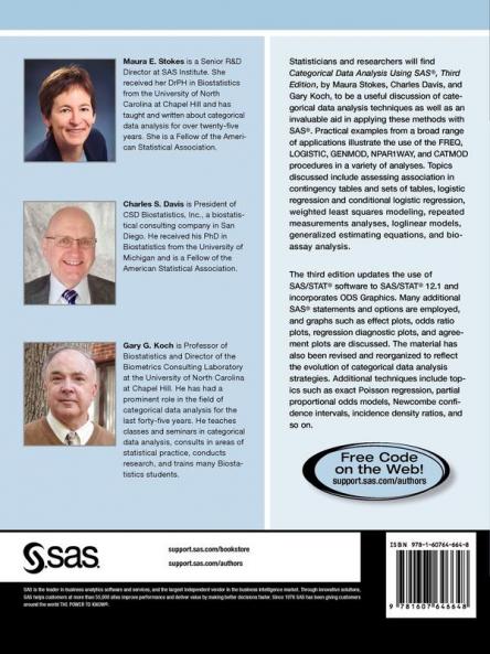 Categorical Data Analysis Using SAS Third Edition