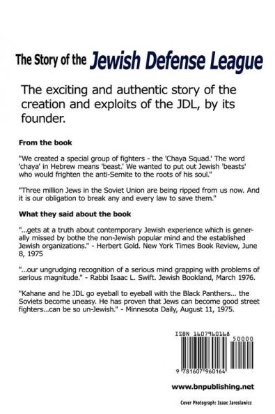 The Story of the Jewish Defense League by Rabbi Meir Kahane