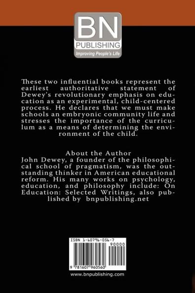 The School and Society & The Child and the Curriculum