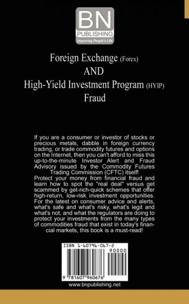 Foreign Exchange (Forex) and High-Yield Investment Program (Hyip) Fraud
