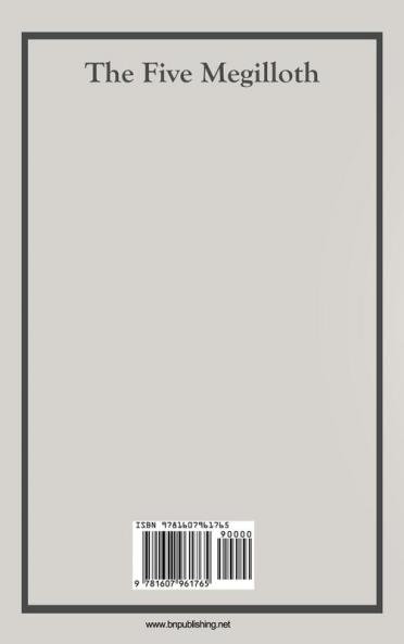 The Five Megilloth (Soncino Books of the Bible)