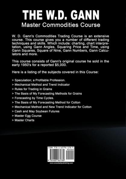 The W. D. Gann Master Commodity Course